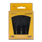 Darts toll és szár egyben Cuesoul ROST T19, fekete, Kite toll, 1-es karbon szár