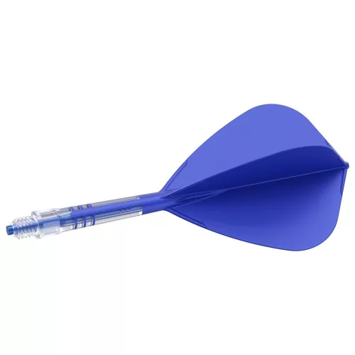Darts toll és szár egyben Cuesoul ROST T19, királykék, Kite toll, 3-es karbon szár