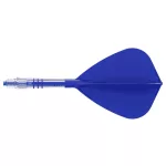 Darts toll és szár egyben Cuesoul ROST T19, királykék, Kite toll, 3-es karbon szár