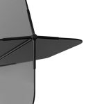 Darts toll és szár egyben Cuesoul ROST 77 átlátszó fekete, Big Wing toll és közepes szár