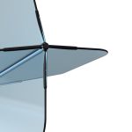 Darts toll és szár egyben Cuesoul ROST 77 átlátszó kék, Big Wing toll és hosszú szár