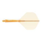 Darts toll és szár egyben Cuesoul ROST 77 átlátszó narancssárga, Big Standard toll és közepes szár