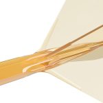 Darts toll és szár egyben Cuesoul ROST 77 átlátszó narancssárga, Small Wing toll és közepes szár