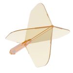 Darts toll és szár egyben Cuesoul ROST 77 átlátszó narancssárga, Small Wing toll és rövid szár