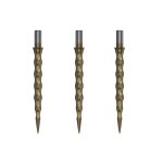 Darts fémhegy Cuesoul Touch Point II Snake Scales szürke, 29mm