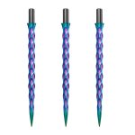 Darts fémhegy Cuesoul Touch Point II Snake Scales színes, 41mm