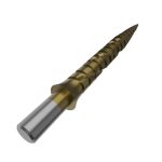 Darts fémhegy Cuesoul Touch Point II Slash Cut Rings szürke, 29mm