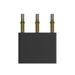 Darts fémhegy Cuesoul Touch Point II Slash Cut Rings szürke, 33mm