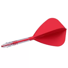   Darts toll és szár egyben Cuesoul ROST T19, piros, Kite toll, 5-es karbon szár