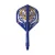 Darts toll és szár egyben Cuesoul ROST 77 tigris mintás, kék, Small Standard Wing toll és rövid szár