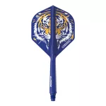 Darts toll és szár egyben Cuesoul ROST 77 tigris mintás,kék Small Standard Wing toll és közepes szár