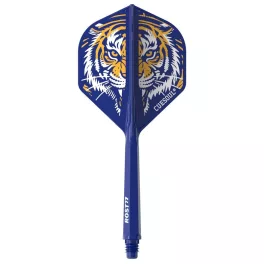   Darts toll és szár egyben Cuesoul ROST 77 tigris mintás,kék Small Standard Wing toll és hosszú szár