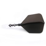 Darts toll és szár egyben Cuesoul ROST T19, fekete-átlátszó, Big Wing toll és közepes szár