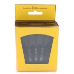 Darts toll és szár egyben Cuesoul ROST T19, fekete-átlátszó, Big Wing toll és közepes szár