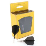 Darts toll és szár egyben Cuesoul ROST T19, fekete-átlátszó, Big Wing toll és rövid szár