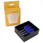 Darts toll és szár egyben Cuesoul ROST T19, kék-átlátszó, Big Wing toll és közepes szár