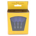 Darts toll és szár egyben Cuesoul ROST T19, kék-átlátszó, Big Wing toll és rövid szár