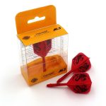 Darts toll és szár egyben Cuesoul ROST AK5 Dragon, piros, Big Wing toll és hosszú szár