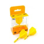 Darts toll és szár egyben Cuesoul ROST AK5 Solid citromsárga, Big Wing toll és hosszú szár