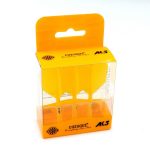 Darts toll és szár egyben Cuesoul ROST AK5 Solid citromsárga, Big Wing toll és közepes szár