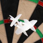 Darts toll és szár egyben Cuesoul ROST AK5 Solid Ice, Big Wing toll és közepes szár