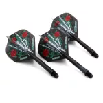 Darts toll és szár egyben Cuesoul ROST AK5 Jazz Metal rózsa, fekete, Std Wing toll és közepes szár