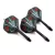 Darts toll és szár egyben Cuesoul ROST AK5 Jazz Metal rózsa, fekete, Std Wing toll és közepes szár