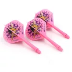 Darts toll és szár egyben Cuesoul ROST AK5 Jazz Metal pink tündér, Std Wing toll és közepes szár