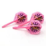 Darts toll és szár egyben Cuesoul ROST AK5 Jazz Metal pink tündér, Std Wing toll és közepes szár