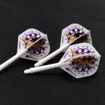 Darts toll és szár egyben Cuesoul ROST AK5 Jazz Metal fehér tündér, Std Wing toll és közepes szár