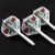 Darts toll és szár egyben Cuesoul ROST AK5 Jazz Metal rózsa, fehér, Std Wing toll és közepes szár