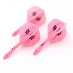 Darts toll és szár egyben Cuesoul ROST AK5 Petals rózsaszín, Standard Wing toll és közepes szár