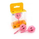 Darts toll és szár egyben Cuesoul ROST AK5 Petals rózsaszín, Standard Wing toll és közepes szár