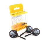 Darts toll és szár egyben Cuesoul ROST AK5 Skeleton fekete, Standard Wing toll és közepes szár