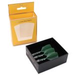 Darts toll és szár egyben Cuesoul ROST T19, zöld-átlátszó, Big Standard Wing toll és közepes szár