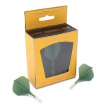 Darts toll és szár egyben Cuesoul ROST T19, zöld-átlátszó, Big Standard Wing toll és rövid szár