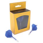 Darts toll és szár egyben Cuesoul ROST T19, kék-átlátszó, Big Standard Wing toll és hosszú szár