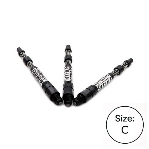 Darts rugós szár Cuesoul TERO AK7P, fekete, C, 44mm