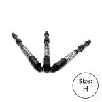 Darts rugós szár Cuesoul TERO AK7P, fekete, H, 64mm