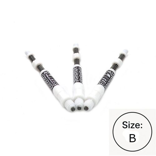 Darts rugós szár Cuesoul TERO AK7P, fehér, B, 40mm