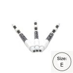 Darts rugós szár Cuesoul TERO AK7P, fehér, E, 50mm