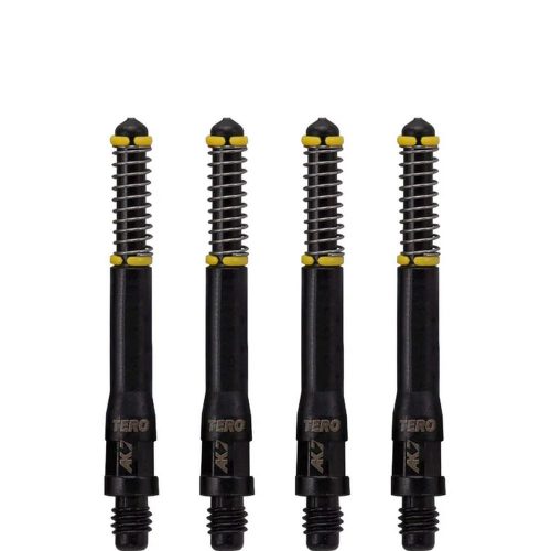Darts rugós szár Cuesoul TERO AK7, fekete, E, 40mm