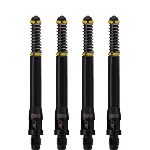 Darts rugós szár Cuesoul TERO AK7, fekete, G, 47mm