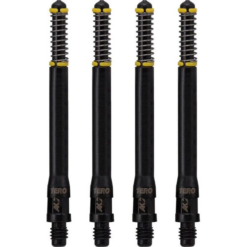 Darts rugós szár Cuesoul TERO AK7, fekete, H, 53mm