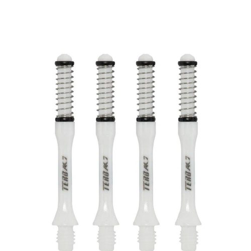 Darts rugós szár Cuesoul TERO AK7 Slim, fehér, E, 40mm