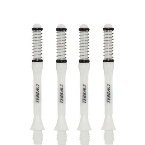 Darts rugós szár Cuesoul TERO AK7 Slim, fehér, F, 43,5mm