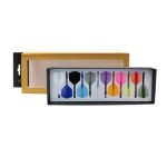 Darts toll és szár egyben Cuesoul ROST 77 Small Standard Wing toll és hosszú szár, 12 darabos szett