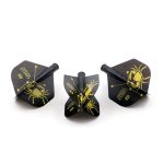 Darts toll Cuesoul TERO AK4, fekete, rák mintás, Standard toll