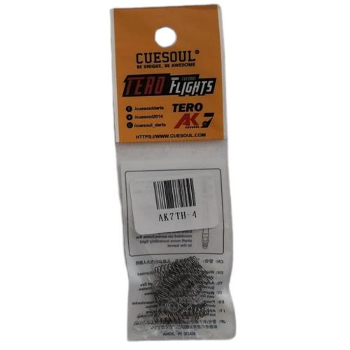 Darts Cuesoul kiegészítő szett (9db rugó + 18 db gyűrű) TERO AK7 szárhoz, átlátszó