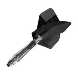   Darts toll és szár egyben Cuesoul KOFF, fekete, Big Standard toll, 4-es méretű karbon szár